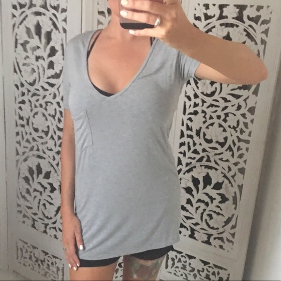 Deep V Buttery Soft Tee - Picture 5 of 7